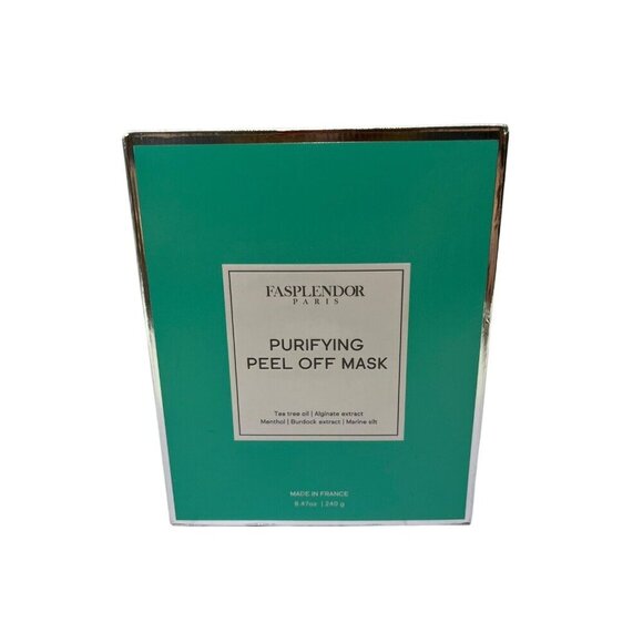 NEW Fasplendor Paris Purifying Peel Off Mask Tea Tree Oil Alginate Extract - Picture 1 of 7